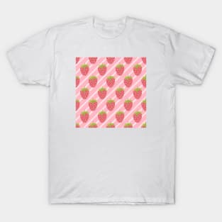 Strawberry Pattern T-Shirt